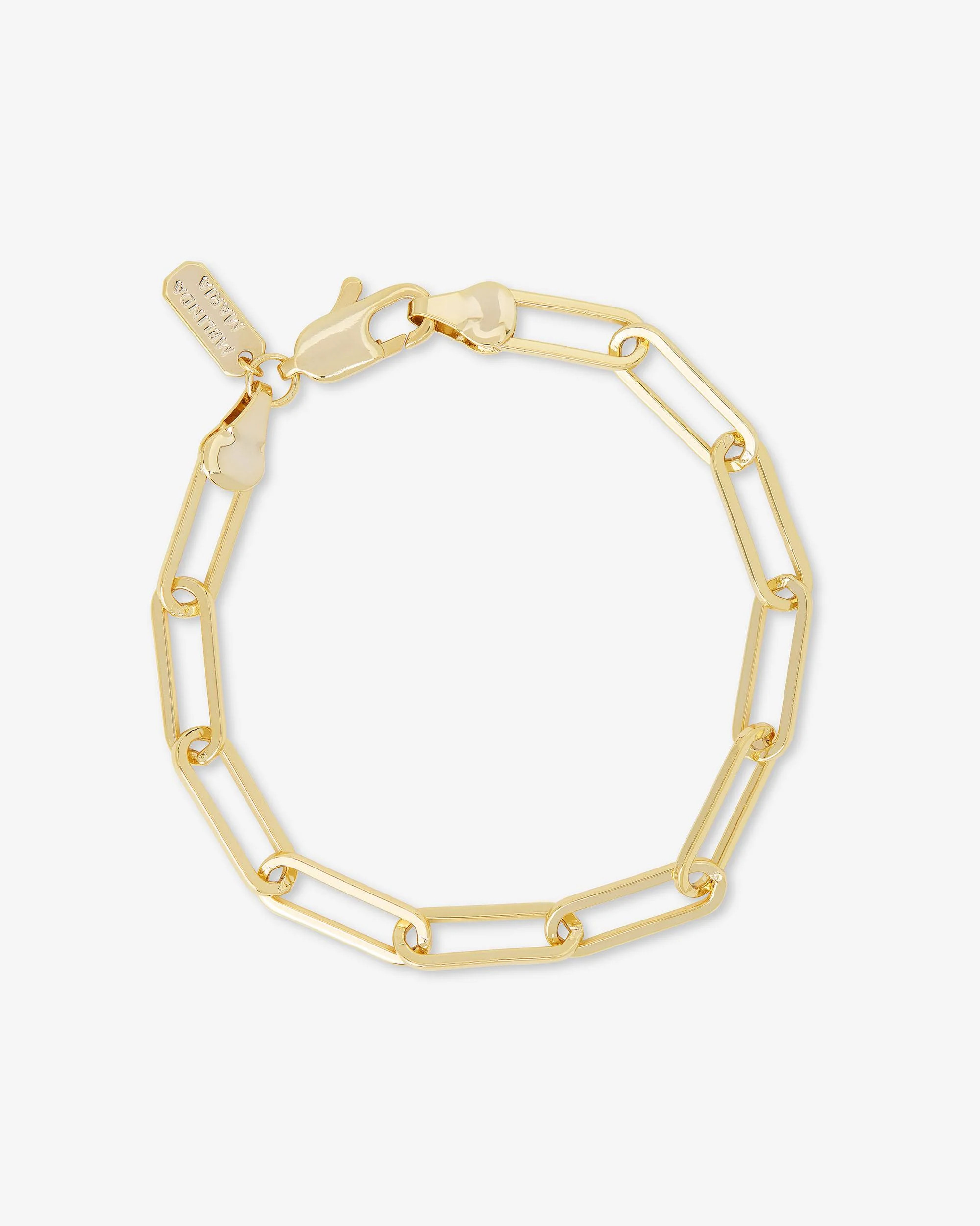 Samantha Chain Link Bracelet - Gold | Melinda Maria Jewelry