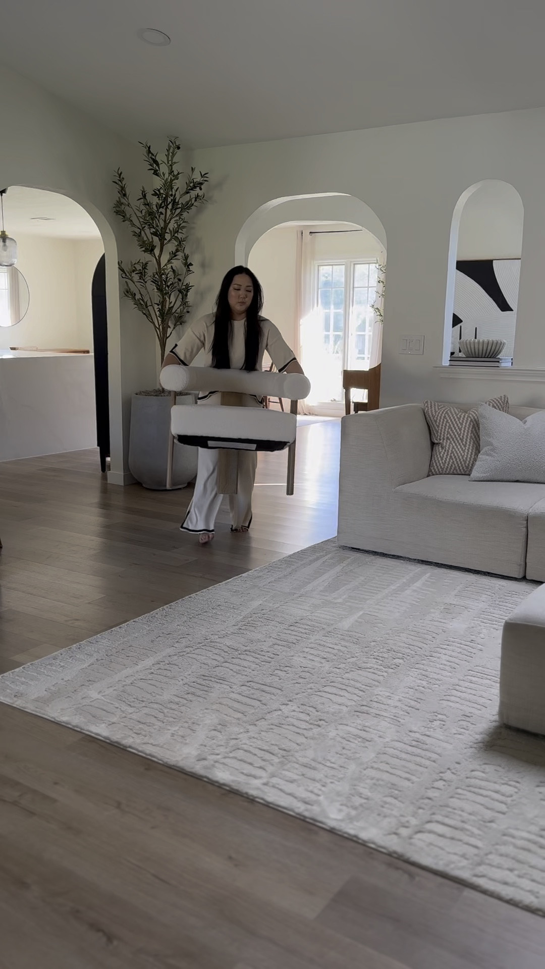 @thepopmaison has entered the chat 😍 the Maye accent chairs have completed my living room dreams y’allll. I love the design, the textures, the size, just in awe of these beautiful chairs. They have so many unique pieces that I’m gushing over. You can shop and see more below 🤍 use code NICKIE ✨#LTKsalealert #LTKhome

#LTKSpringSale