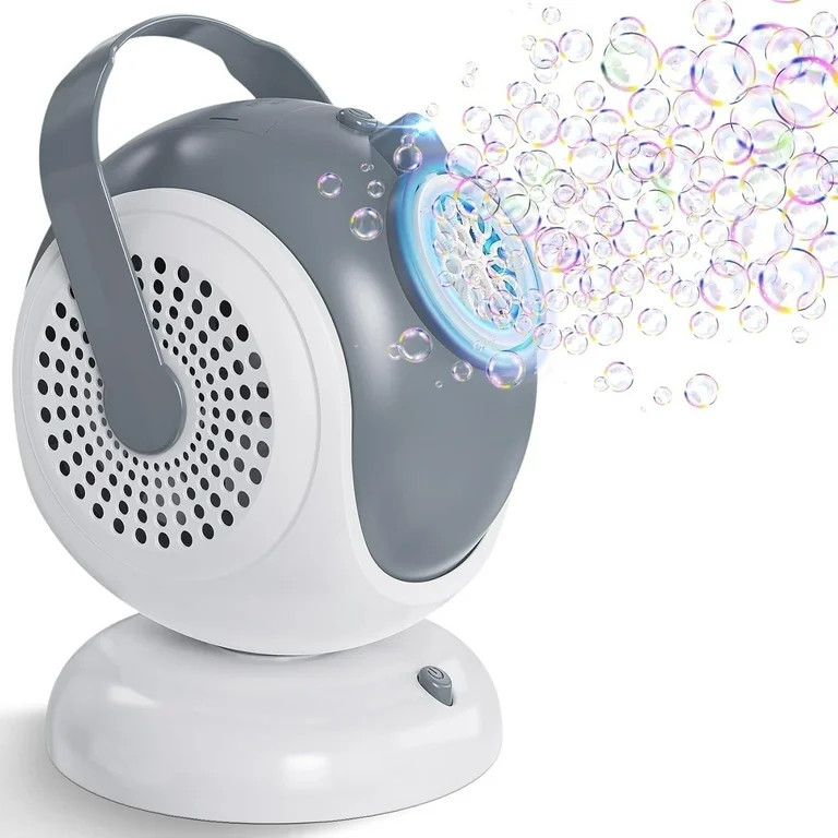 Beautysureup Bubble Machine, Automatic Bubbles Blower for Kids with LED Light and Solution, 360\u... | Walmart (US)