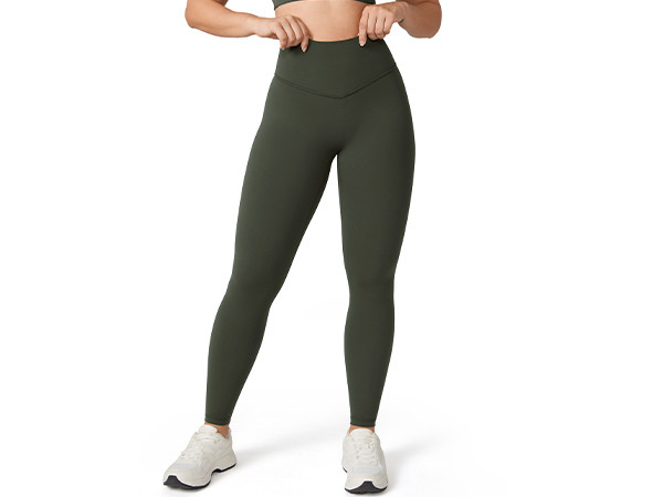 Hugcurve No Front Seam High Waisted Workout Leggings for Women Buttery Soft Yoga Pants Gym Athlet... | Amazon (US)