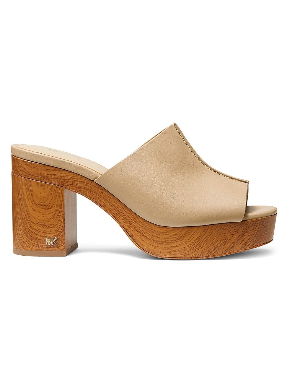 Aldrich Wood & Leather Platform Mules | Saks Fifth Avenue