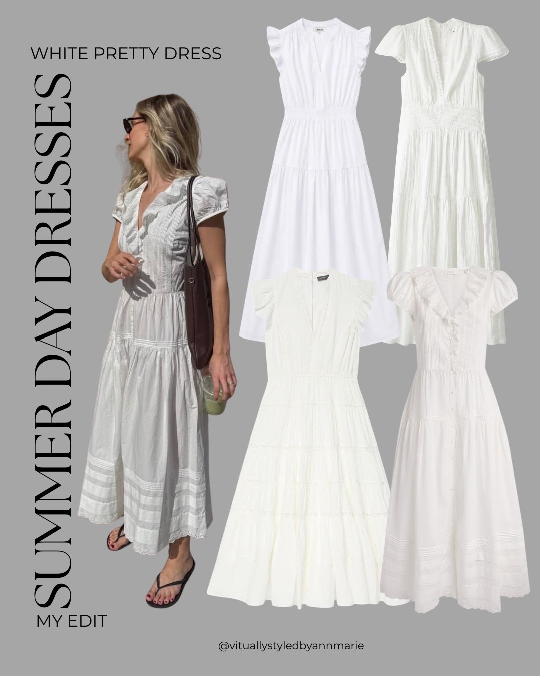 White midi maxi dress edit

#LTKsummer #LTKdresses