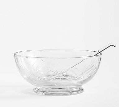 Antique Cut Glass Punch Bowl | Pottery Barn (US)