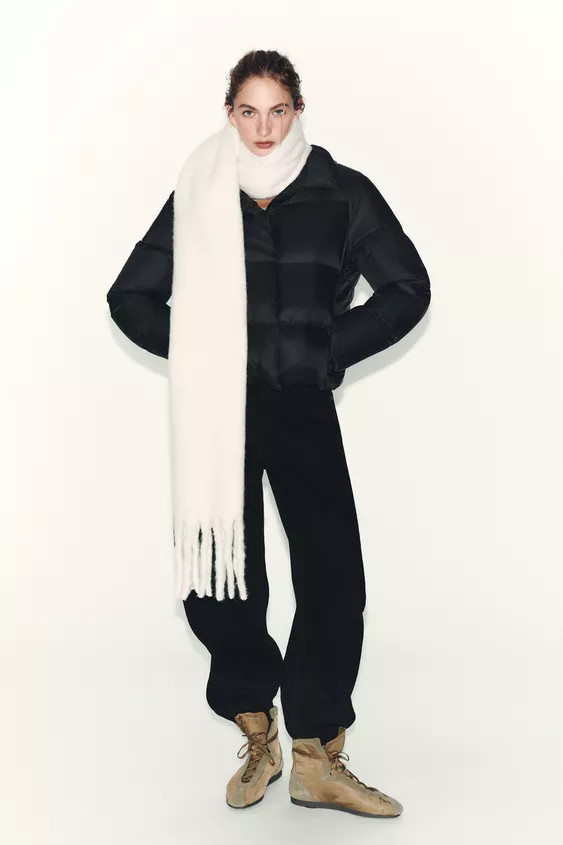 WATER REPELLENT WINDPROOF HOODED DOWN JACKET | Zara US