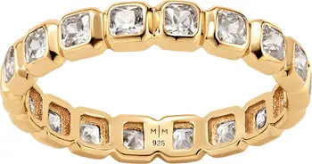 Cubic Zirconia Eternity Birthstone Ring | Nordstrom