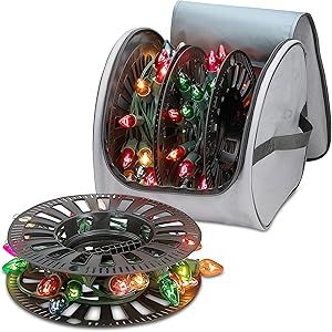 Premium Christmas Light Storage Bag – Heavy Duty Tear Proof 600D/Inside PVC Material with Reinf... | Amazon (US)