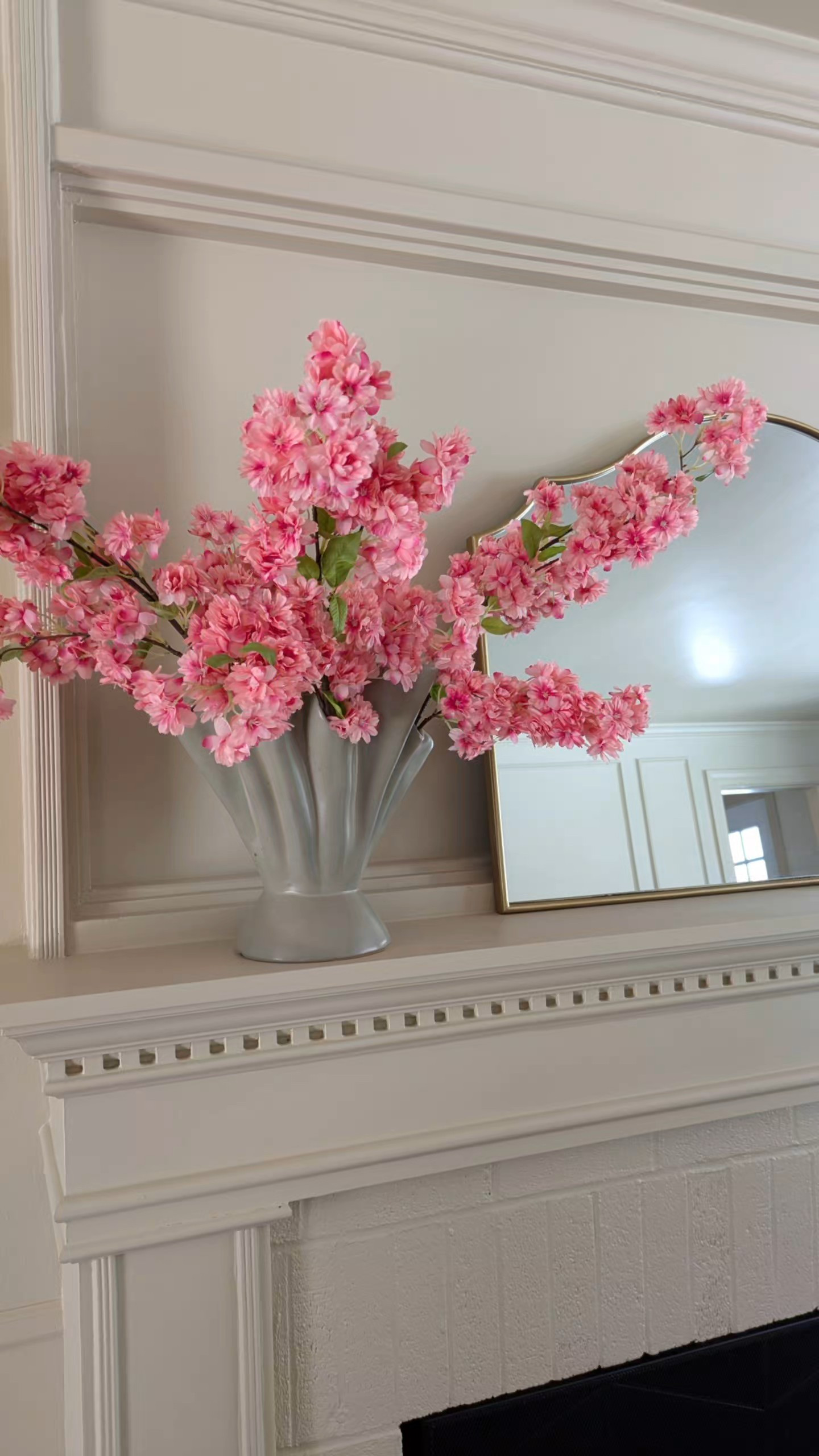 I was fully prepared to be disappointed by these faux cherry blossom stems, because the stock photo didn’t even come close to how good they look in person. Most faux stems look like cheap plastic, but these have the texture and the "droop" of the real thing.#fauxflowers #springhomedecor #homedecorfinds #amazonhomefinds  #affordableluxury

#LTKSeasonal #LTKHome