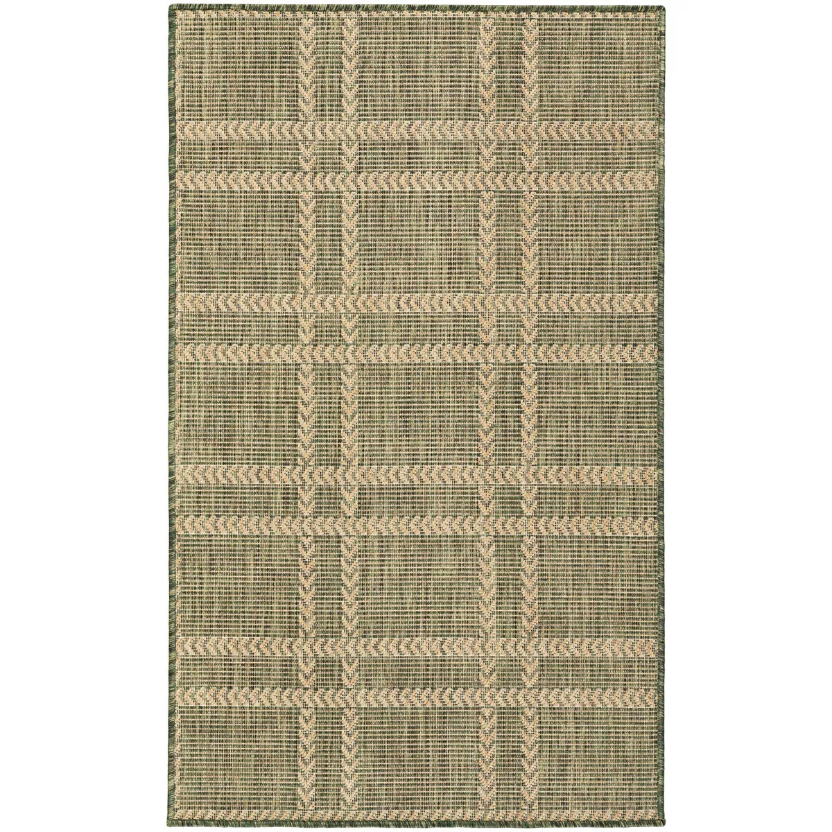 Nourison Horizon Indoor/Outdoor 3' x 5' Green Modern Rug | Target