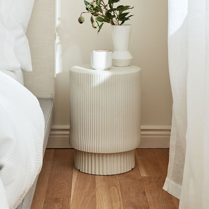 Fluted Nightstand (13"&ndash;16") | West Elm (US)
