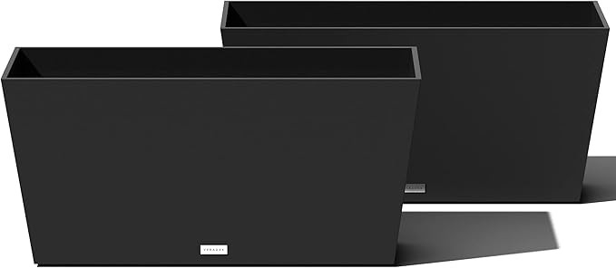 Veradek Pure Series Midori Trough Planter - Large Rectangular Planter for Outdoor Deck/Porch | Du... | Amazon (US)