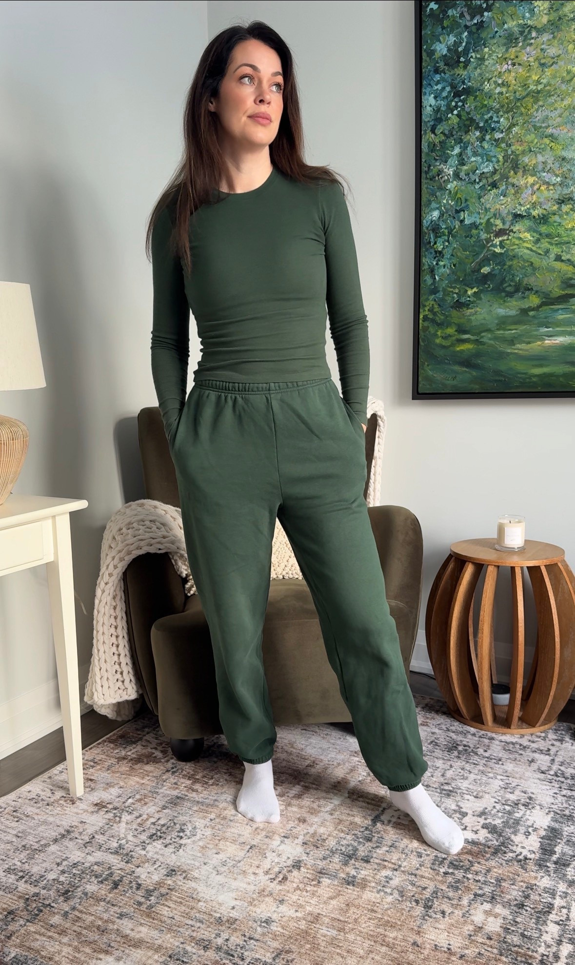 Cozy cute & long enough in tall sizing !
8 colours available in this set!
I’ve got my eye on Villa Pink next 🌸

Wearing tall medium in the joggers.
Wearing medium in the ribbed long sleeve. 

#LTKtravel #LTKmidsize #LTKstyletip