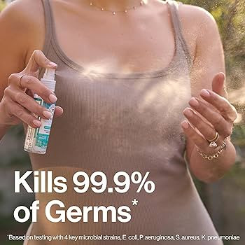 The Honest Company Plant-Based Hand Sanitizer Spray Kills 99.9% of Germs Hypoallergenic, Quick-dr... | Amazon (US)
