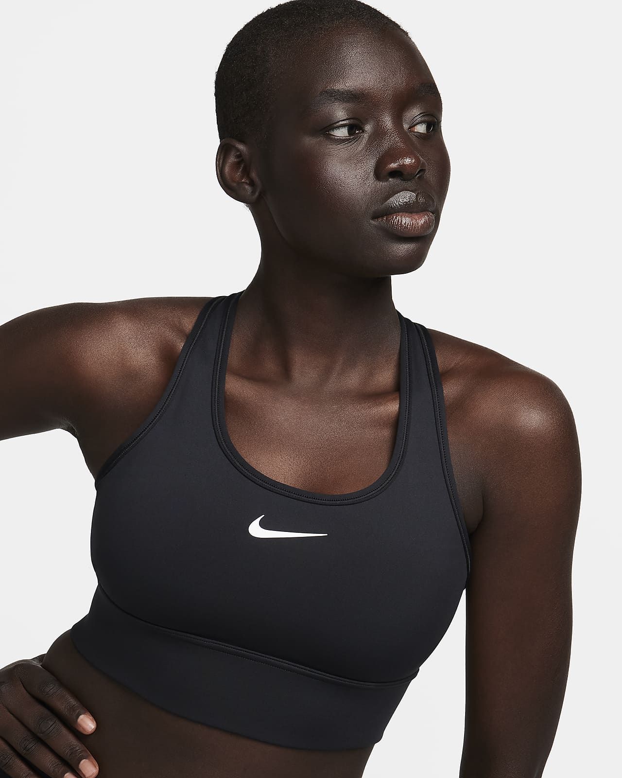 Nike Swoosh Medium-Support Women's Padded Longline Sports Bra. Nike IE | Nike (IE)