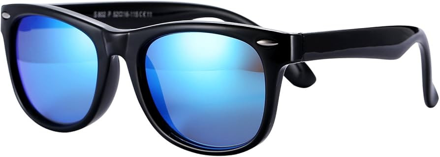 Pro Acme TPEE Rubber Flexible Kids Polarized Sunglasses for Baby and Children Age 3-10 (Black Fra... | Amazon (US)