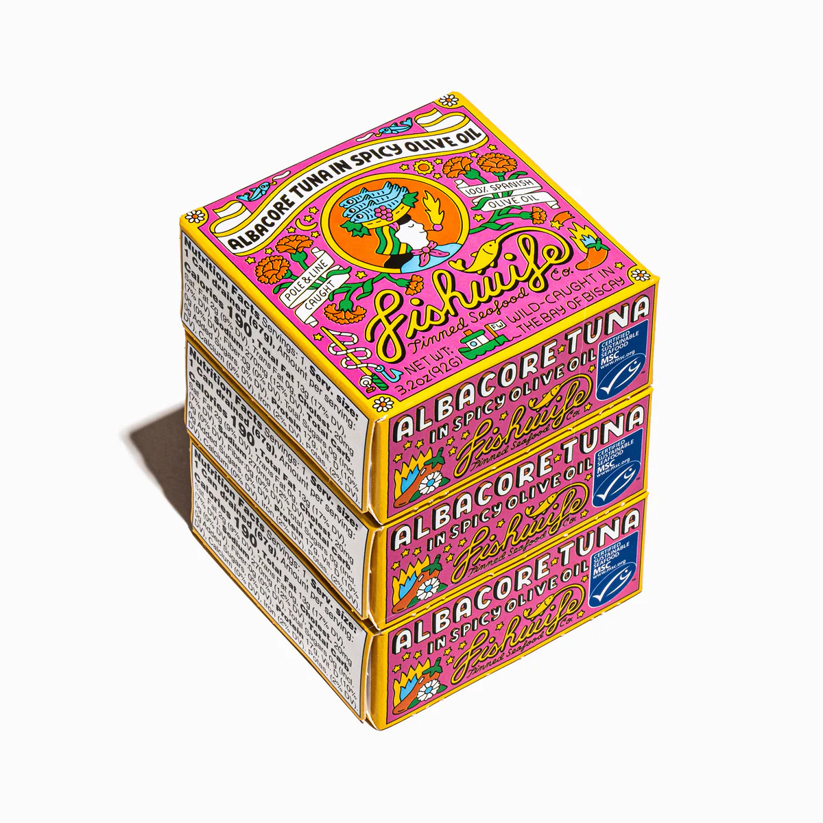 Albacore Tuna in Spicy Olive Oil (3-Pack) | Fishwife