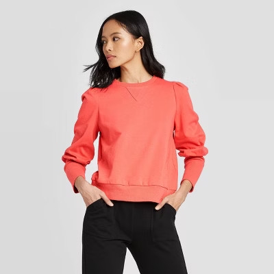 Women's Crewneck Edwardian Sweatshirt - Who What Wear™ | Target