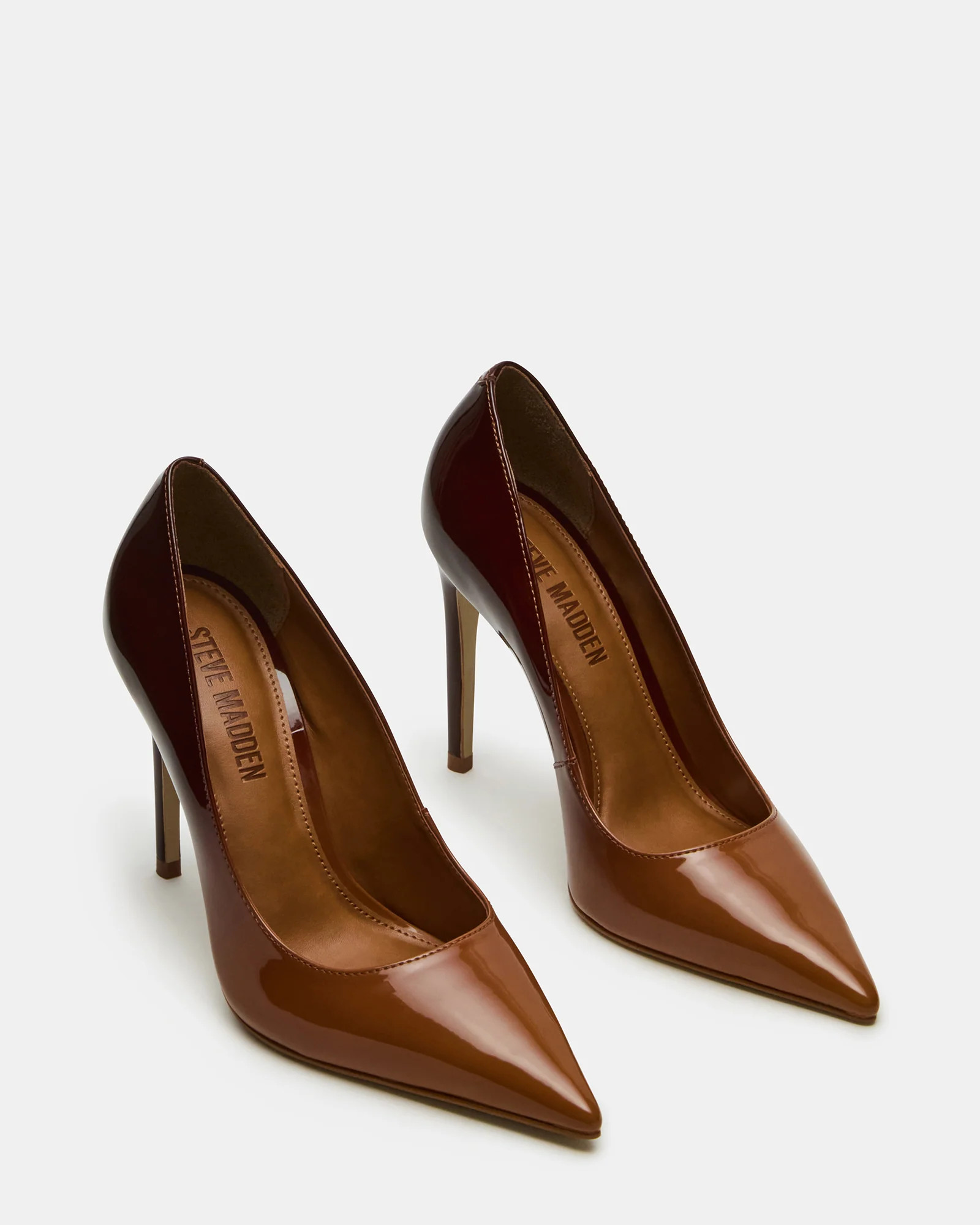 NOIR Tan Multi Pointed-Toe Stiletto Pump Women's Heels | Steve Madden (US)