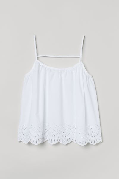 Embroidery-detail Top | H&M (US + CA)