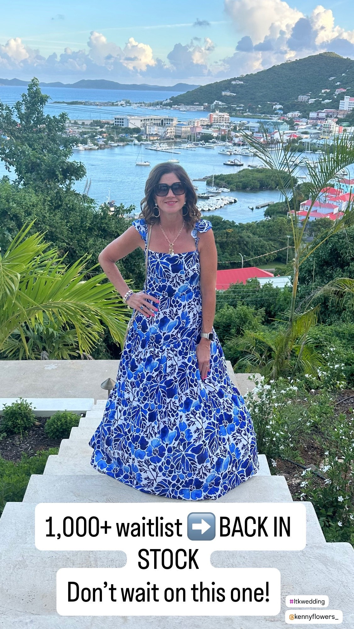 Resort Dress 

BACK IN STOCK 💙
The Kenny Flowers dress that had a 1,000+ person waitlist is finally back—and it’s just as good as everyone said.
Easy, flattering, and perfect for vacations, summer weddings, summer dinners, or resort days. This one never lasts long.

✨ True throw-on-and-go
✨ Great length & flow
✨ A fan favorite for a reason

Kenny Flowers dress, blue floral dress, vacation dress, resort wear, summer maxi dress, tropical dress, flattering summer dress, beach vacation outfit, island style, travel outfit, back in stock dress, summer dresses for women, summer wedding dress, cruise outfit, Caribbean style, vacation packing list, cruise dress, 

#ltkbackinstock #ltksummer #ltktravel #ltkvacation
#kennyflowers #vacationdress #summerstyle
#resortwear #beachdress #islandstyle
#summeroutfit #travelstyle #floralmaxi 

#LTKTravel #LTKOver40 #LTKBeauty
