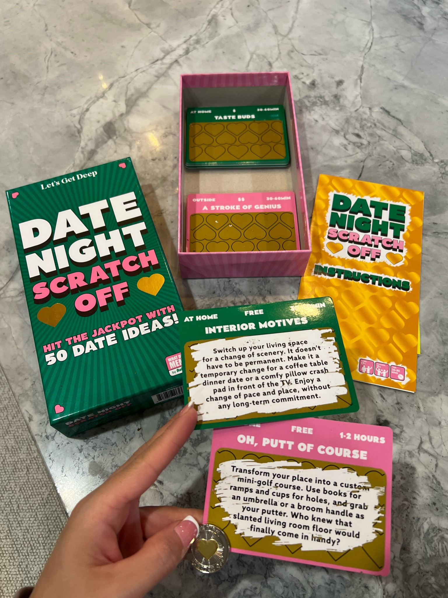 50 Scratch of Date Night ideas! Here’s a fun game for coming up with random things to do together or to make date night fun indoors or out! 🌹🎬🍷 #LTKlove #LTKcouple #LTKdatenight #LTKgames #LTKvday #LTKvalentines #LTKvalentinesday