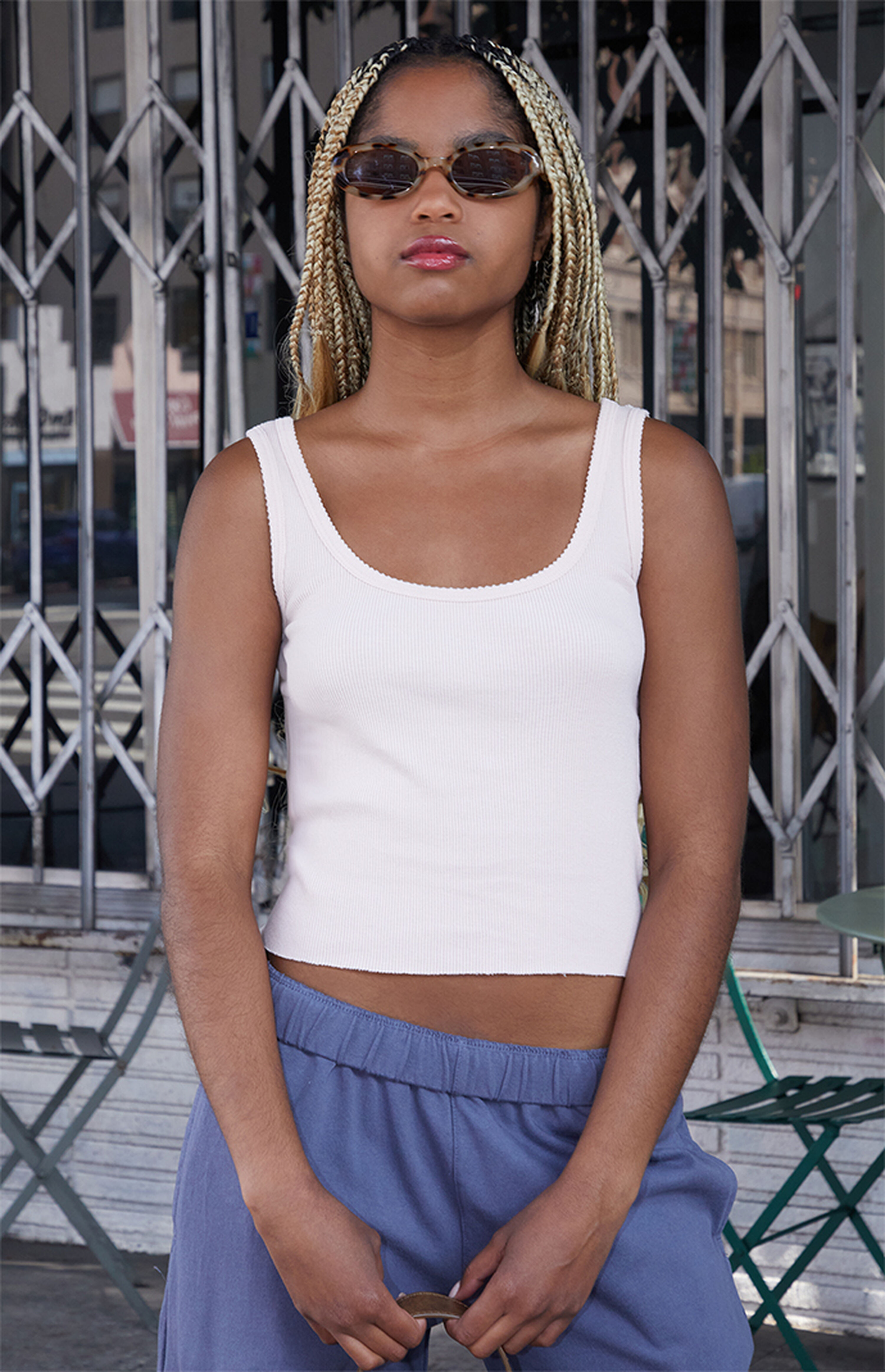 John Galt Pink Sheena Tank Top | PacSun