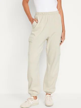 High-Waisted Cargo Sweatpants for Women | Old Navy (US)