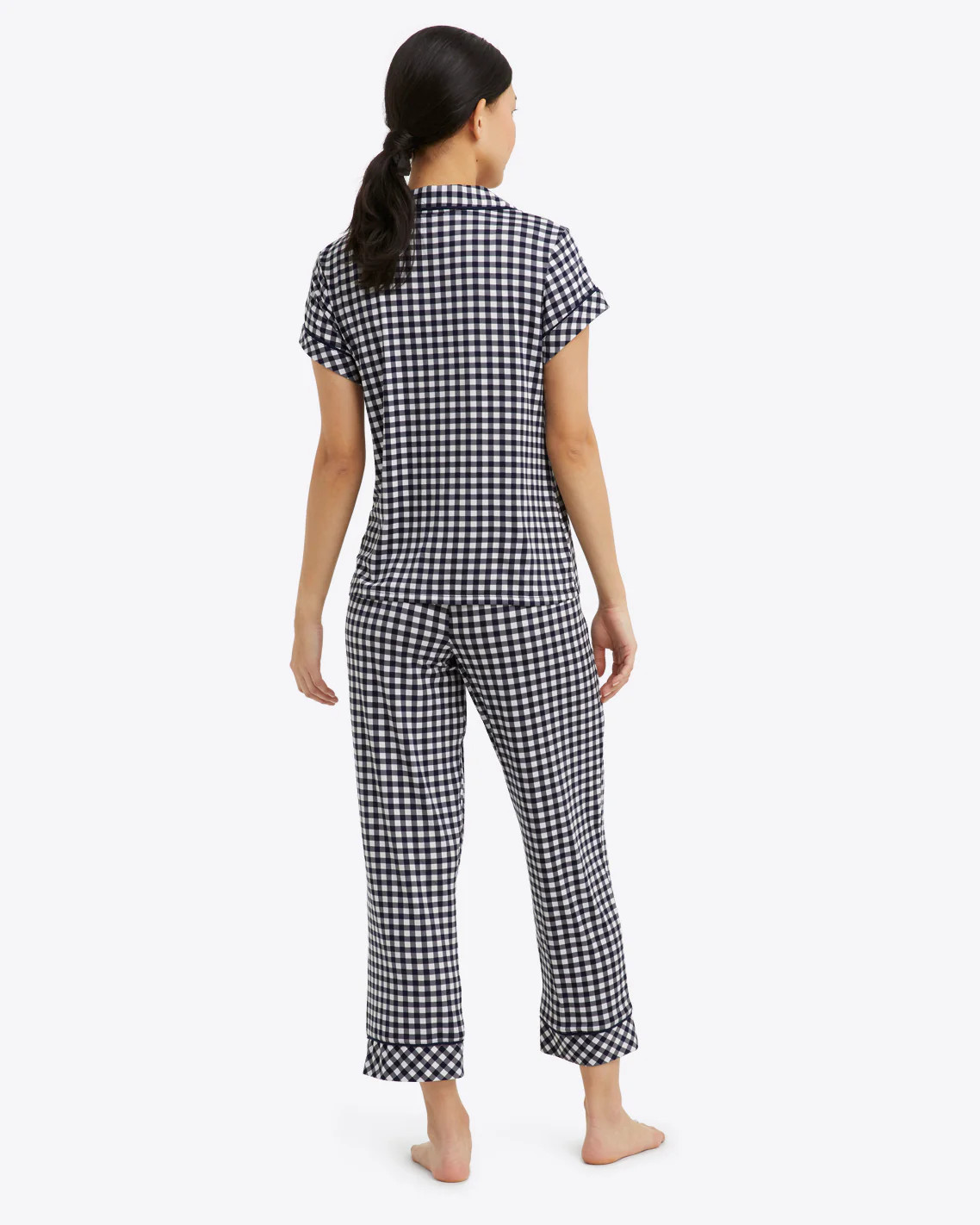 Linda Pajama Set in Gingham | Draper James (US)