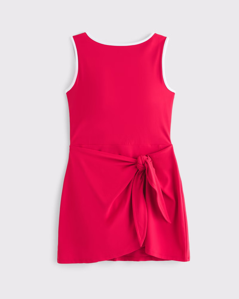 Abercrombie & Fitch Women's YPB Tie Game Dress in Red - Size S | Abercrombie & Fitch (US)