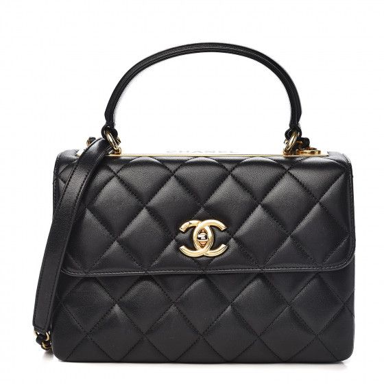 CHANEL

Lambskin Quilted Small Trendy CC Dual Handle Flap Bag Black


468 | Fashionphile