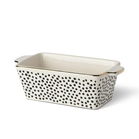 Thyme & Table 3.5" Mini Loaf Pan Ceramic - Dot | Walmart (US)