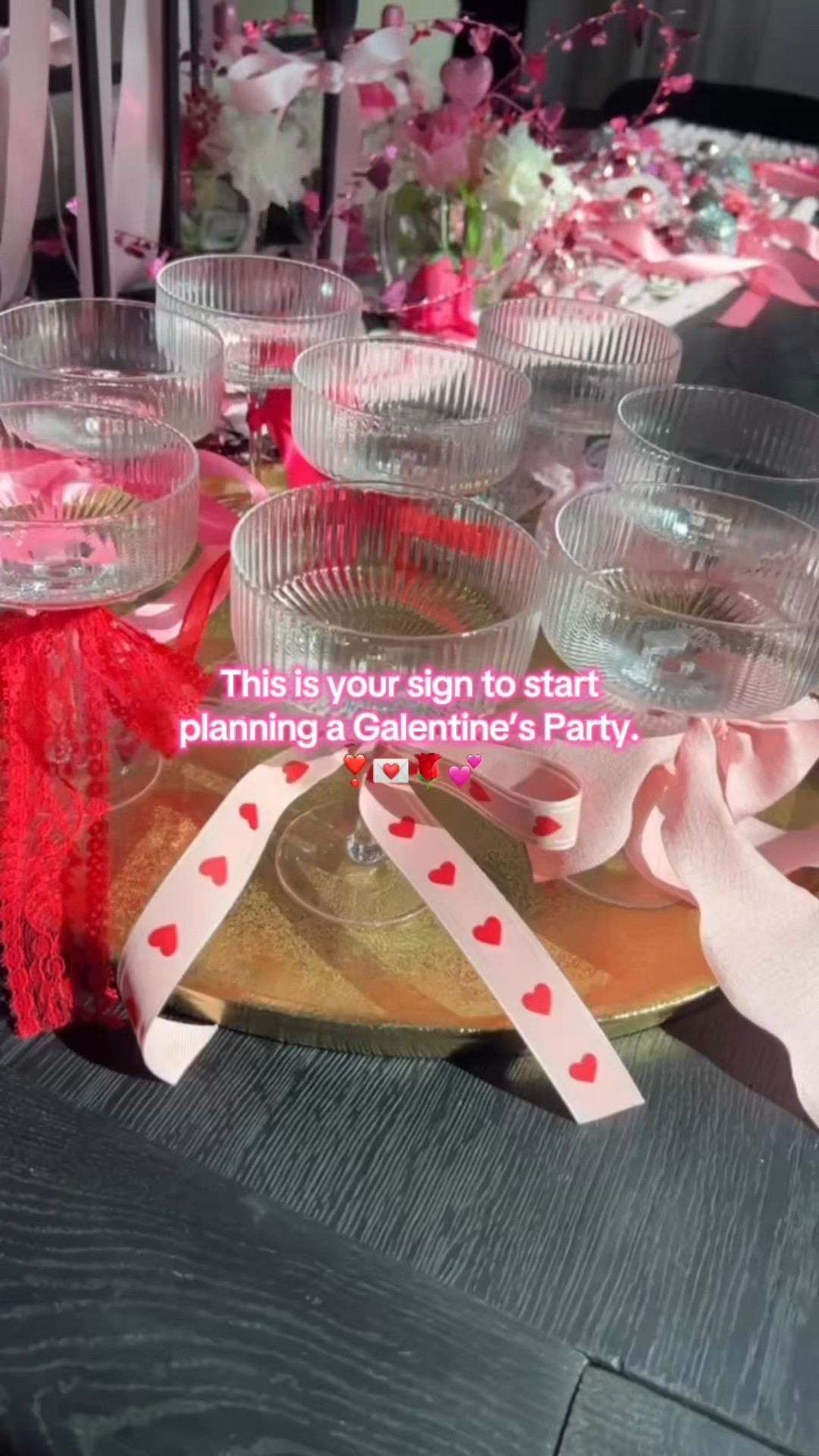 Galentine’s glasses, coupe glasses, gold tray

#LTKSaleAlert #LTKHome