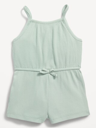 Sleeveless Rib-Knit Romper for Baby | Old Navy (US)