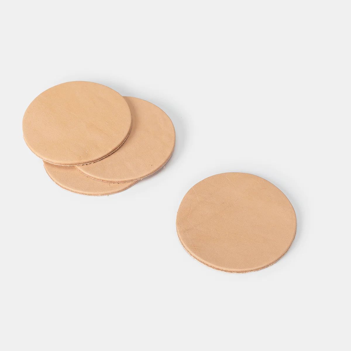 Amber Leather Coasters S/4 | Amber Interiors