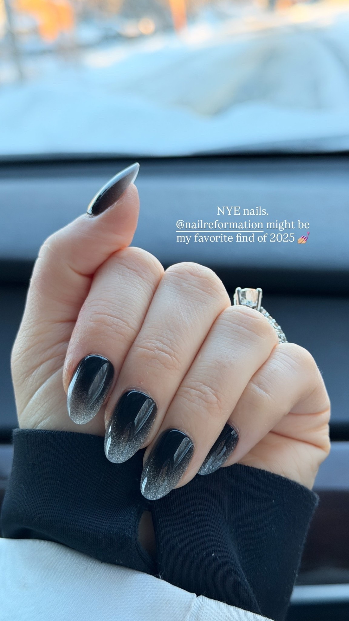 NYE nails. @nailreformation might be my favorite find of 2025 💅🏼 nails. Press on nails, winter nails diy manicure 

#LTKGiftGuide #LTKFindsUnder50 #LTKBeauty