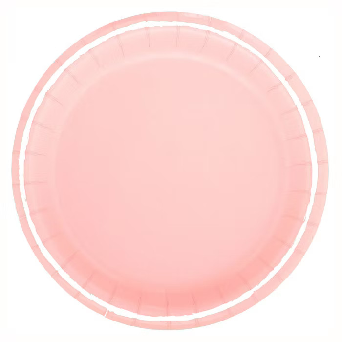 8.5" 20ct Dinner Paper Plates Pink - Spritz™ | Target