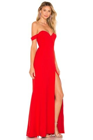 NBD Maracuya Gown in Red from Revolve.com | Revolve Clothing (Global)