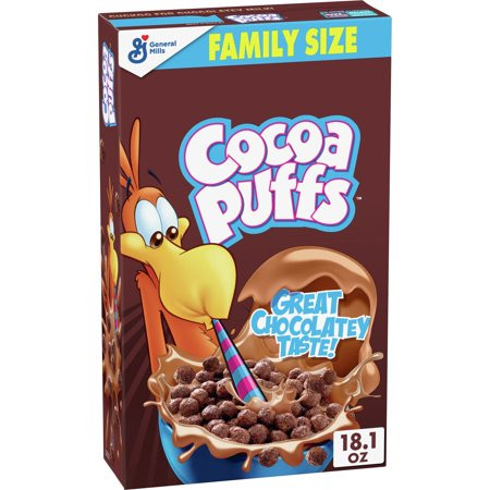 Cocoa Puffs Chocolate Breakfast Cereal with Whole Grains 18.1 oz | Walmart (US)