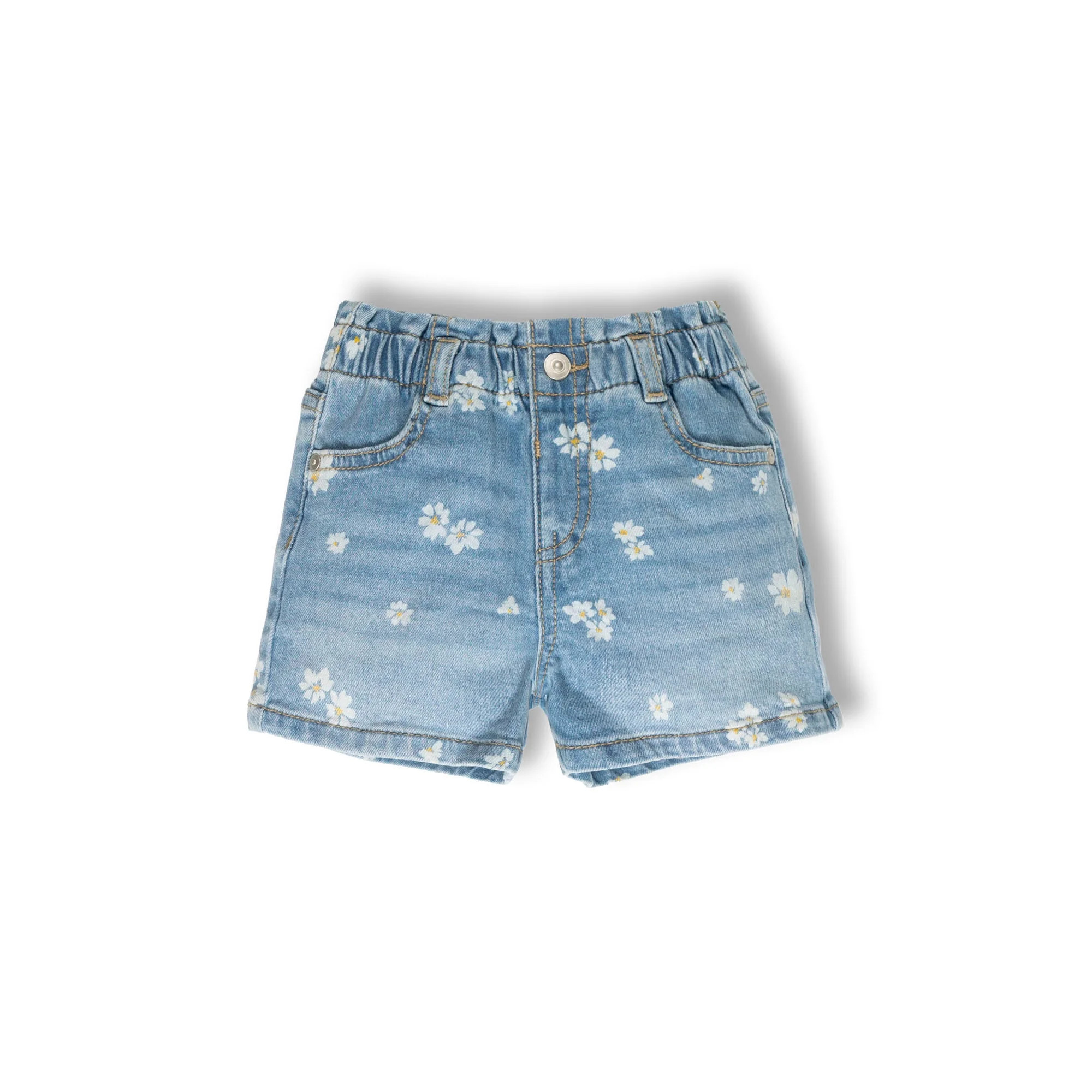 Wonder Nation Toddler Girl Denim Short, Sizes 12 Months - 5T | Walmart (US)