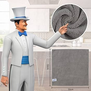 MR.SIGA Microfiber Cleaning Cloth, All-Purpose Microfiber Towels, Streak Free Cleaning Rags, Pack... | Amazon (US)