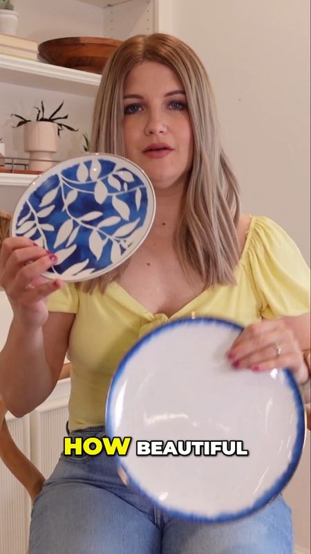 How beautiful are these blue and white dishes from #walmart !? They look so much like a more expensive Pottery Barn set 🤯

#LTKVideo #LTKFindsUnder50 #LTKHome