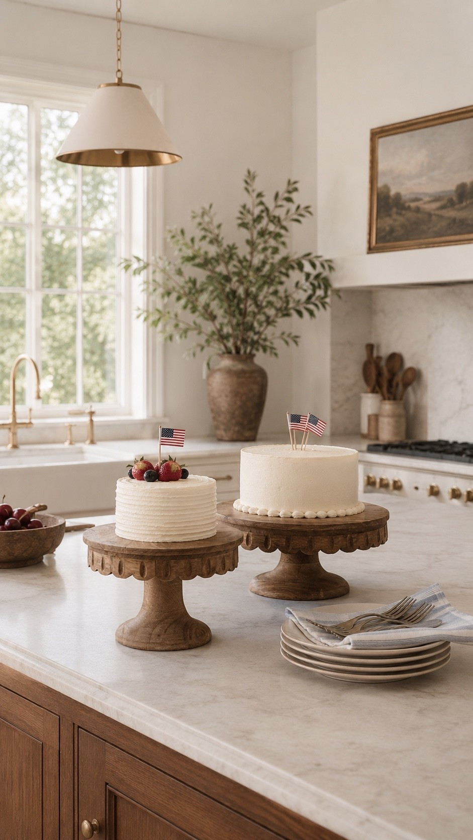 20% off of these wood cake stands! I love the wood tone and scalloped edging  😍 4th of July hosting, summer decor￼

#LTKHome #LTKSaleAlert