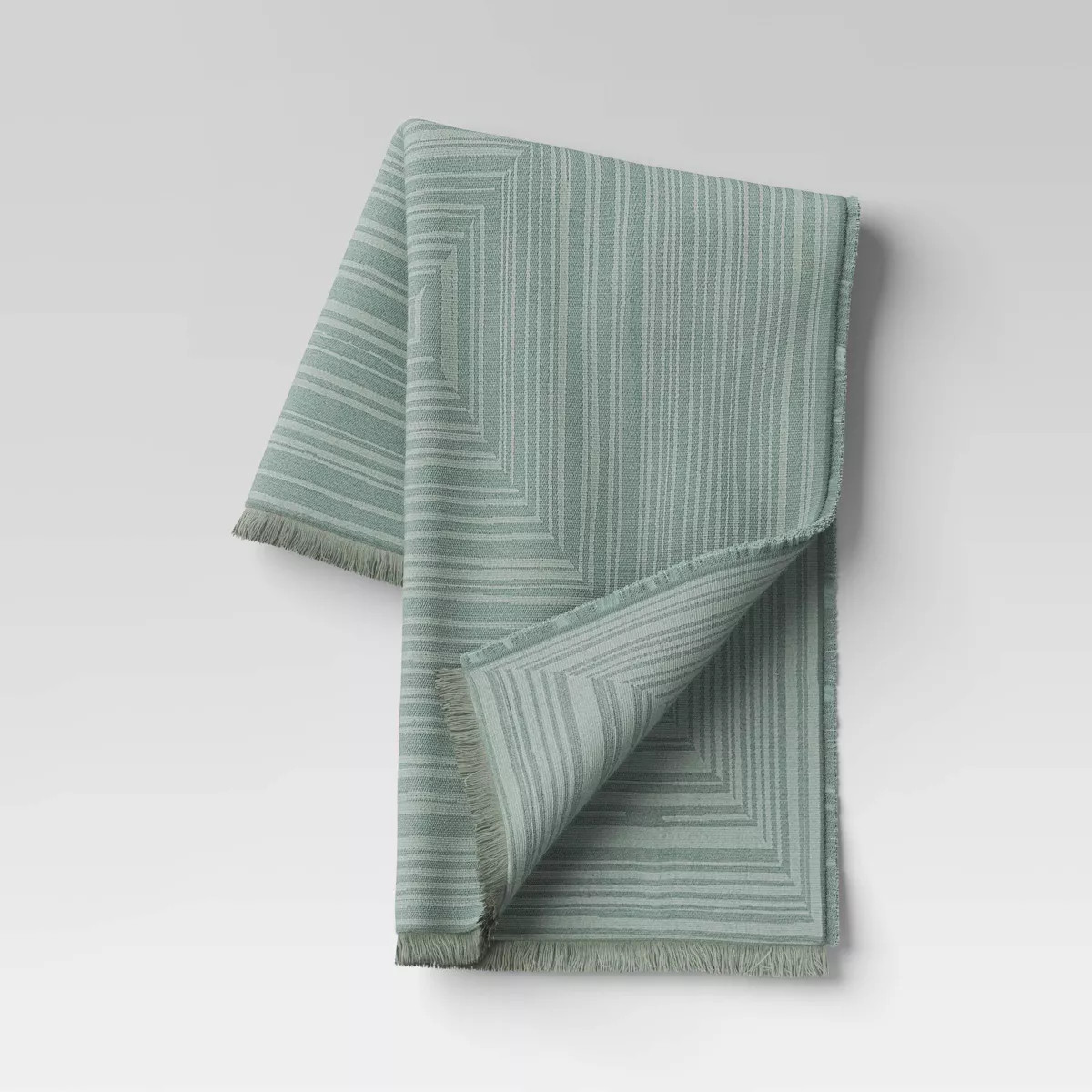 Square Patterned Chenille Woven Throw Blanket Light Green - Threshold™ | Target