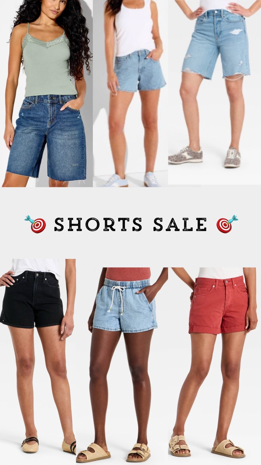 Denim shorts and all lengths! Grab a pair or two while they are on sale!

#LTKMothersDay