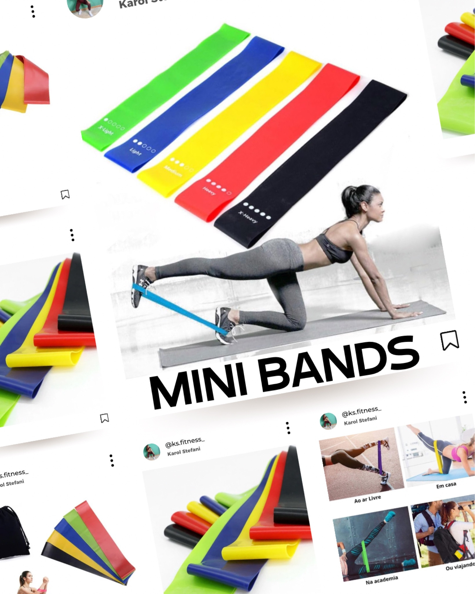 As queridinhas MINI BANDS para treinar em casa, na academia ou aonde você estiver! 

Com elas você consegue treinar tanto inferiores quanto superiores de forma eficiente. 

#LTKfitness #LTKbrasil #LTKhome