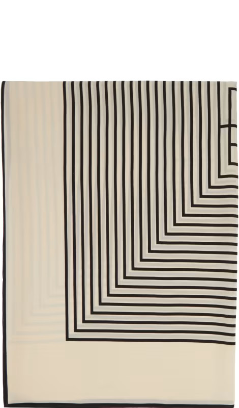 Silk Monogram Wrap | SSENSE