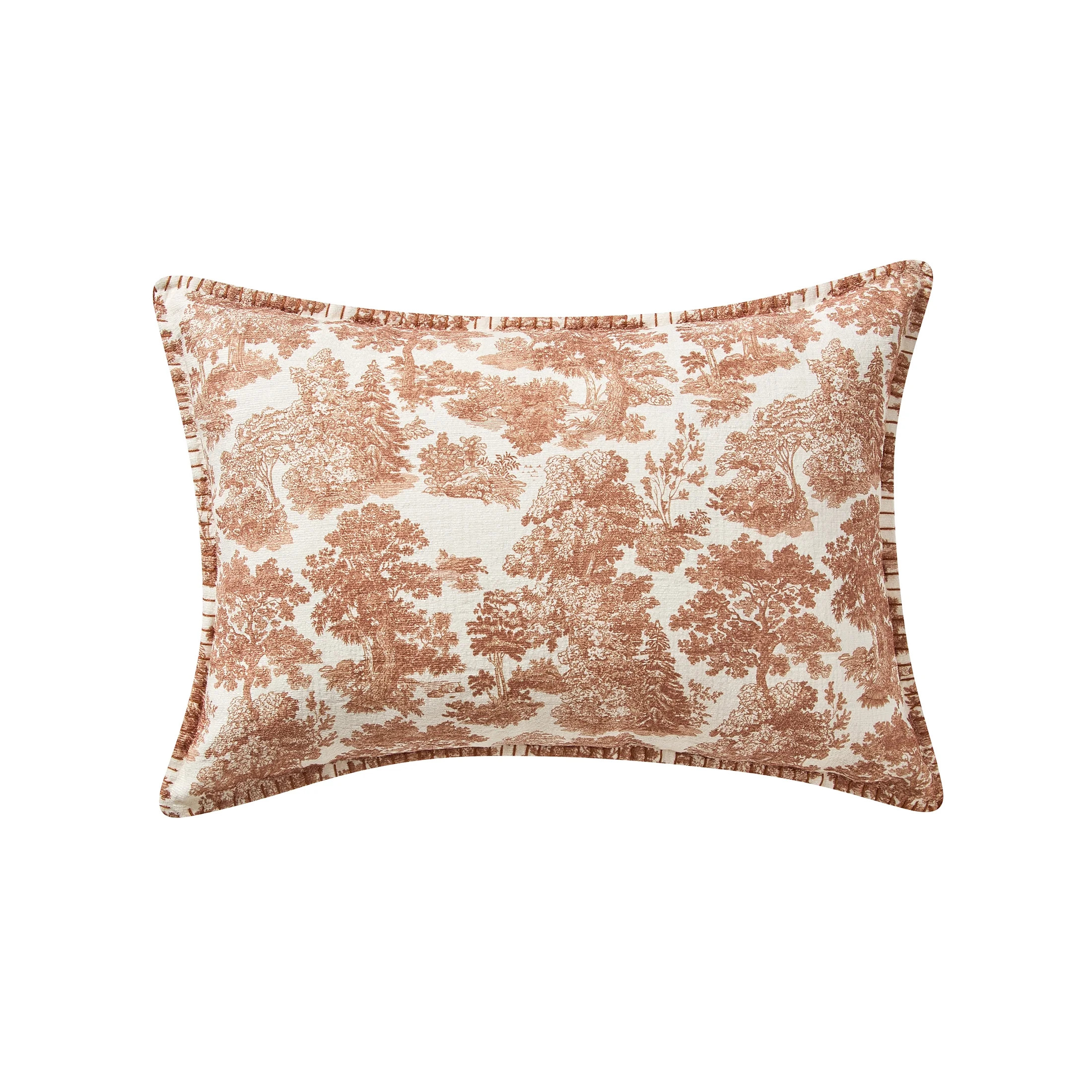 My Texas House Halloween Forest Toile Rust Oblong Decorative Pillow, 14" x 20" | Walmart (US)