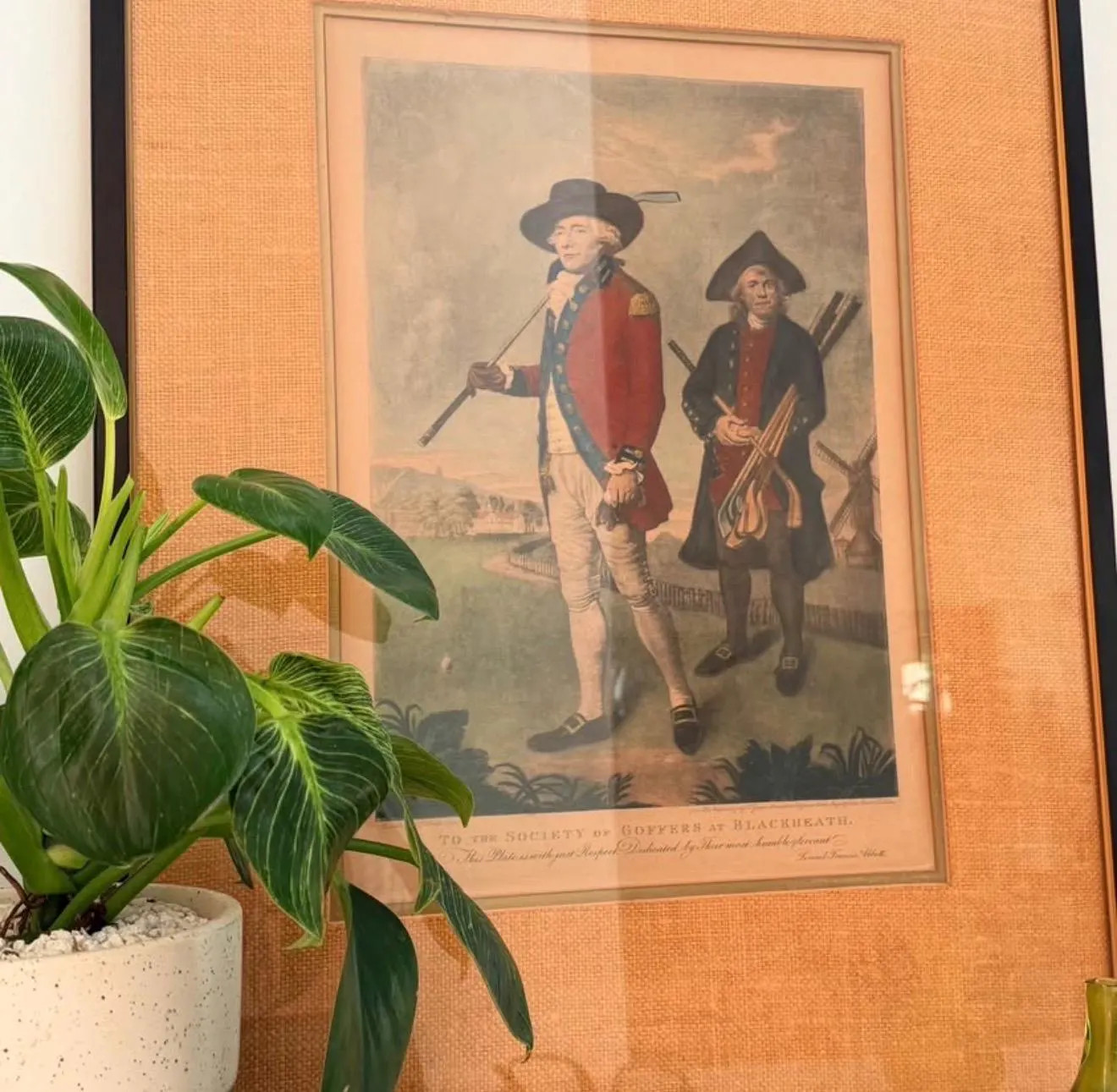28 x 22  Framed Antique Engraving of The Society of Goffers at Blackheath Golf Art | Etsy (Global)