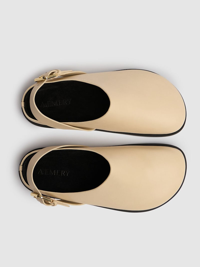 20mm Louis leather clogs | Luisaviaroma