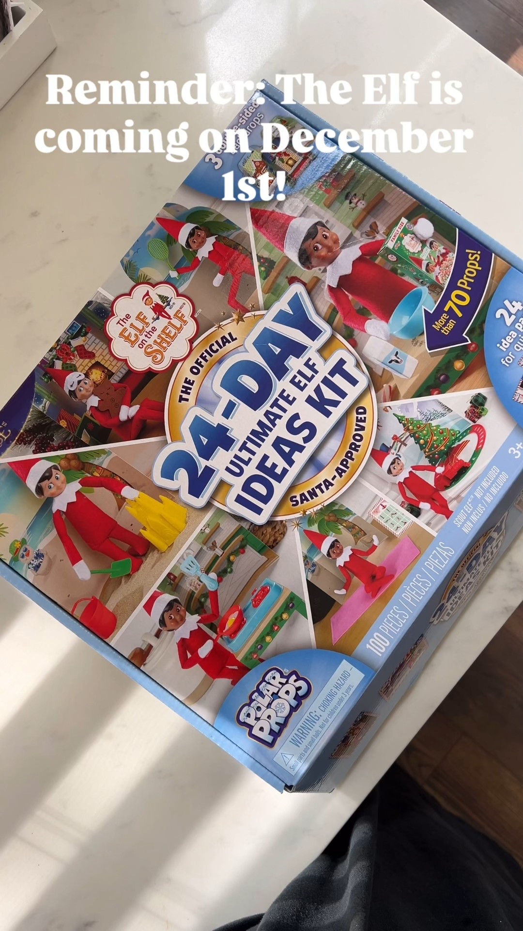 Elf on the shelf kit with 24 days of ideas with corresponding props & backgrounds! Under $50

#LTKmomlife #LTKHoliday #LTKFindsUnder50