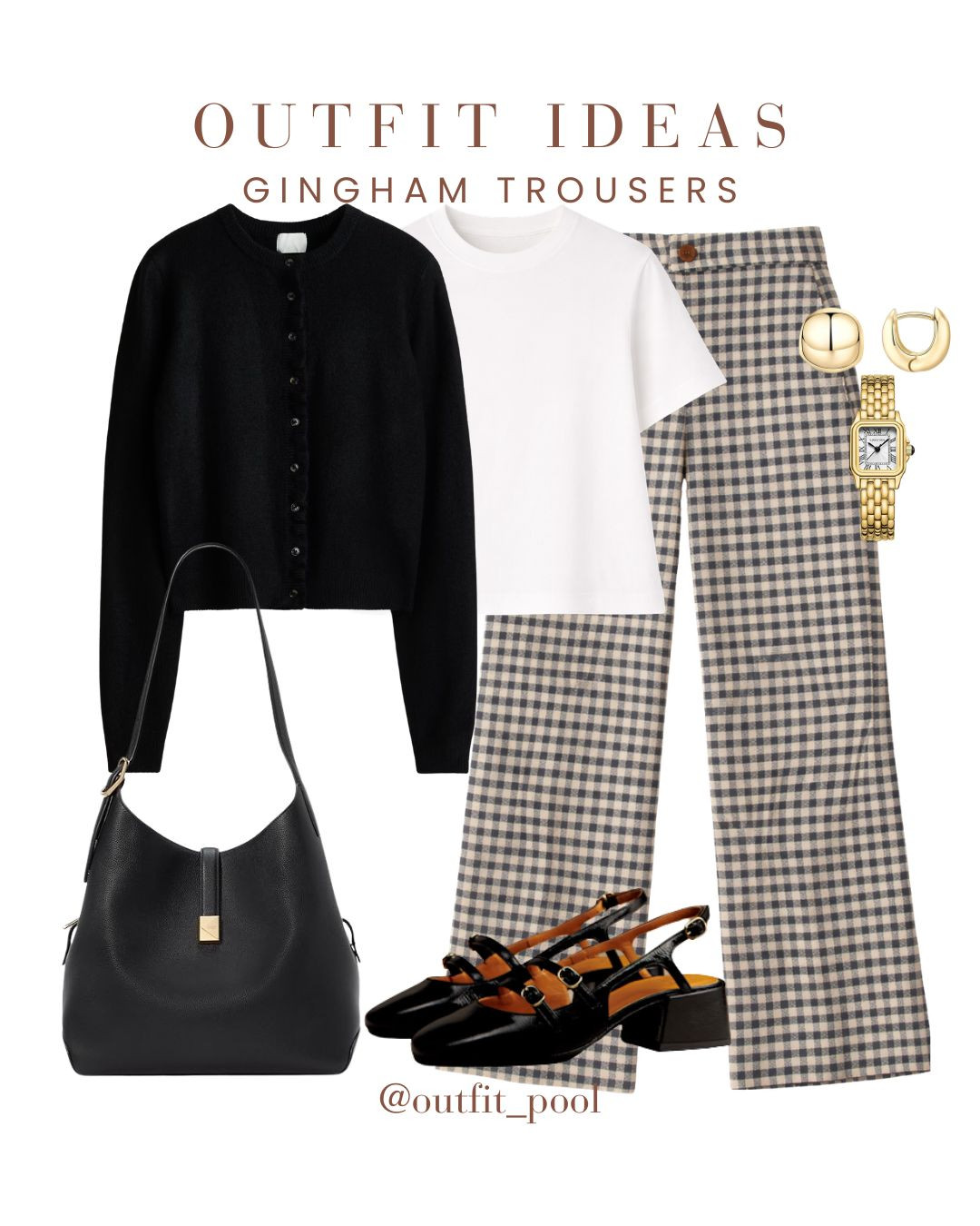 
Gingham trousers, three ways ✨ Styled these Sezane gingham trousers in 3 versatile looks — from casual to polished, perfect for spring and summer days 1️⃣ With a denim waistcoat for a cool, laid-back vibe 2️⃣ With a black cardigan for a classic, everyday look 3️⃣ With a beige cropped jacket for a polished, put-together outfit Light, trendy, and easy to style — gingham is the print that instantly makes an outfit feel fresh 👏 To shop these looks, comment “link” and I’ll DM you, or check the Amazon Storefront link in bio 🛍️💌 (Gingham Trousers, Gingham Pants Outfit, Checked Trousers, Gingham Outfit Ideas, Preppy Style, Chic Casual Outfit, Spring Outfit Inspiration, Summer Outfit Ideas, Workwear Gingham Pants, Business Casual Outfit, Patterned Trousers Outfit, Capsule Wardrobe Pieces, Neutral Outfit Ideas, Smart Casual Look, Feminine Outfit Ideas, Weekend Outfit Style, Outfit Inspiration) 

 #LTKootd #LTKSeasonal #LTKWorkwear